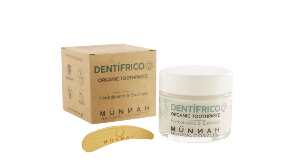 DENTÍFRICO ORGÁNICO MUNNAH cosmética natural Naturetica